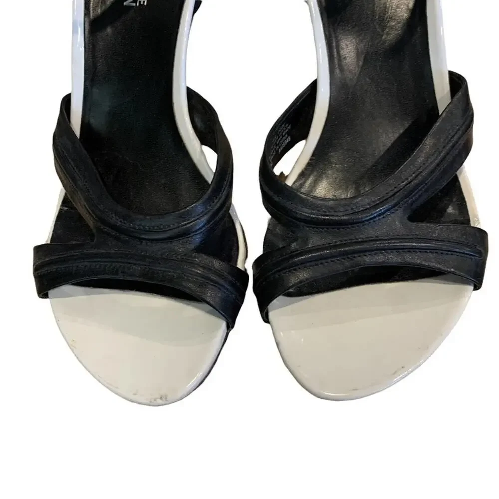 Kenneth‎ Cole reaction Yes Code LE shoes kitten heel leather uppers size 7 - Picture 3 of 8